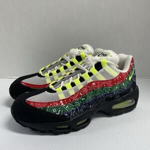 Nike Air Max 95 OG Big Bubble Paisley Neon IQ0620 100 Size 8 Men Bandana Print